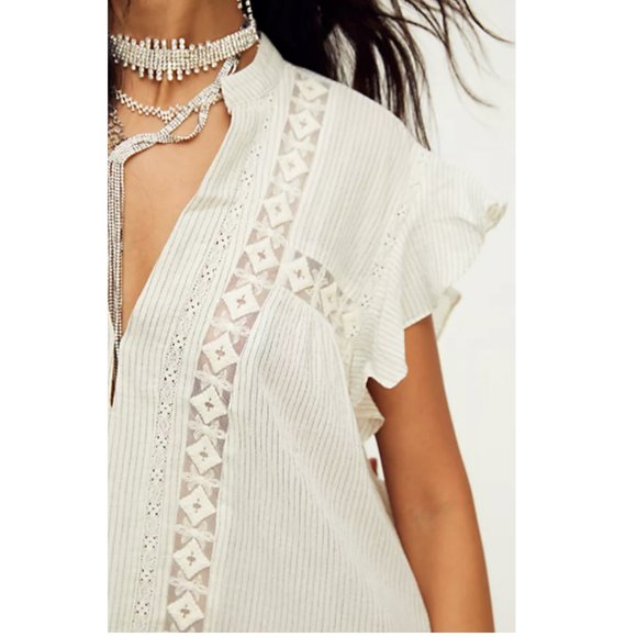 Free People Baby Blues Tunic Top - Picture 2 of 9